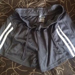 Champion XS grey and white striped athletic shorts